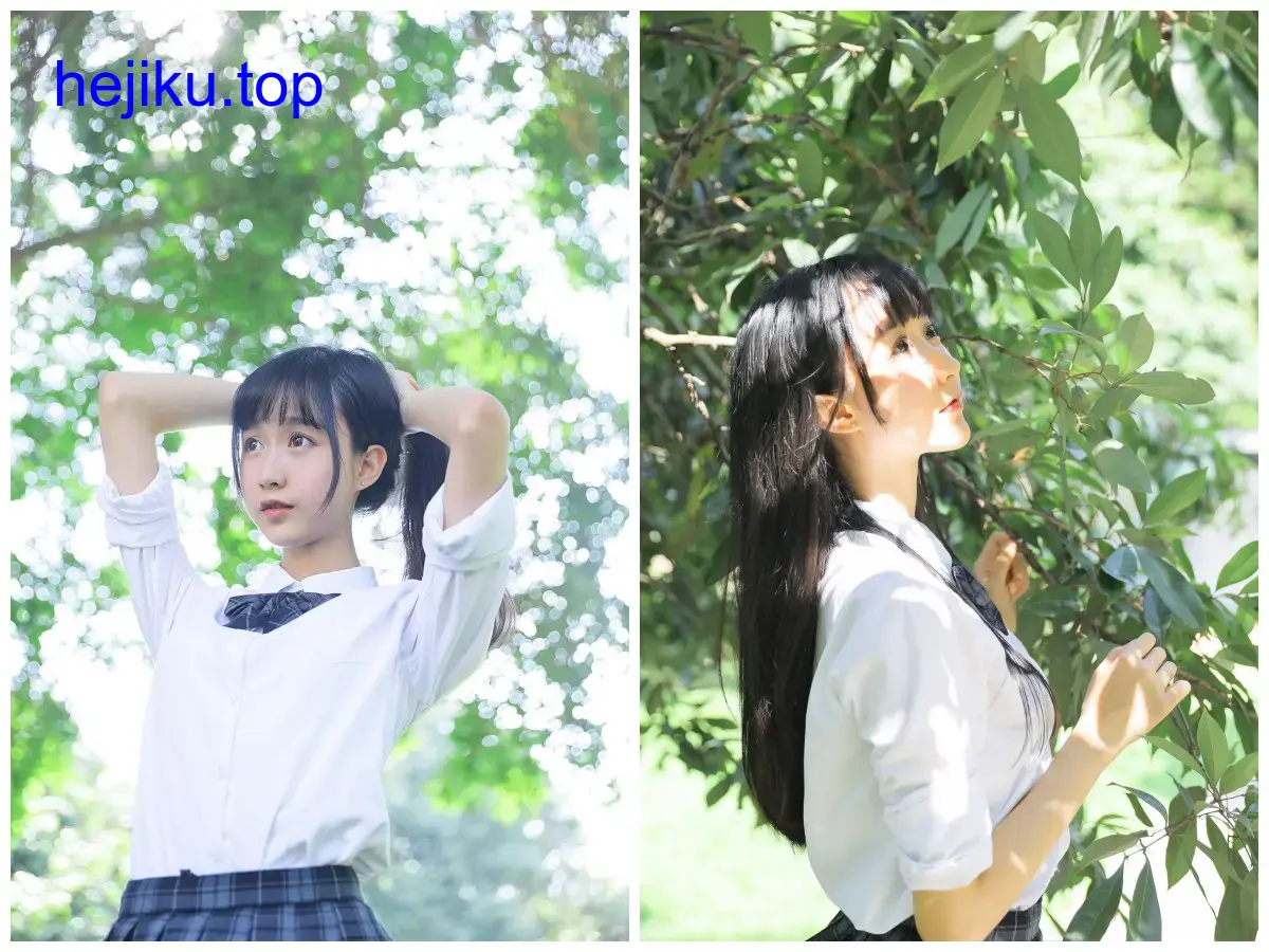 木绵绵owo私房写真曝光：灰色JK制服与甘雨cos的青春碰撞